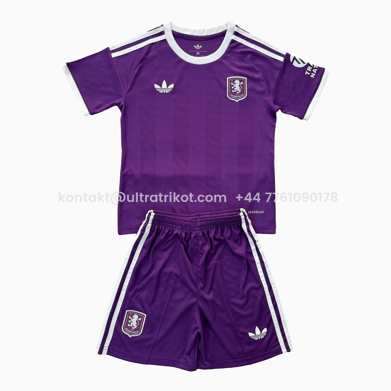 UltraTrikot-Aston Villa 25-26 Purple Goalkeeper Kids Kit