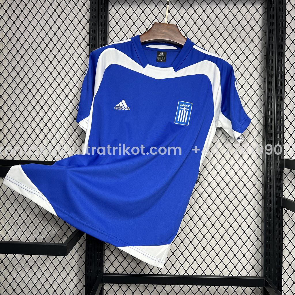 UltraTrikot-Retro Greece 2004 Home Stadium Jersey
