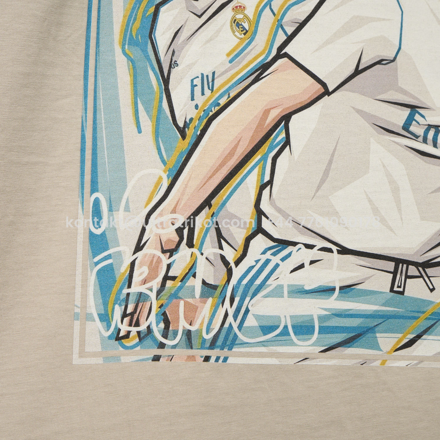 UltraTrikot-Real Madrid BBC Benzema Bale Cristiano Ronaldo Unisex Pure Cotton T-shirt