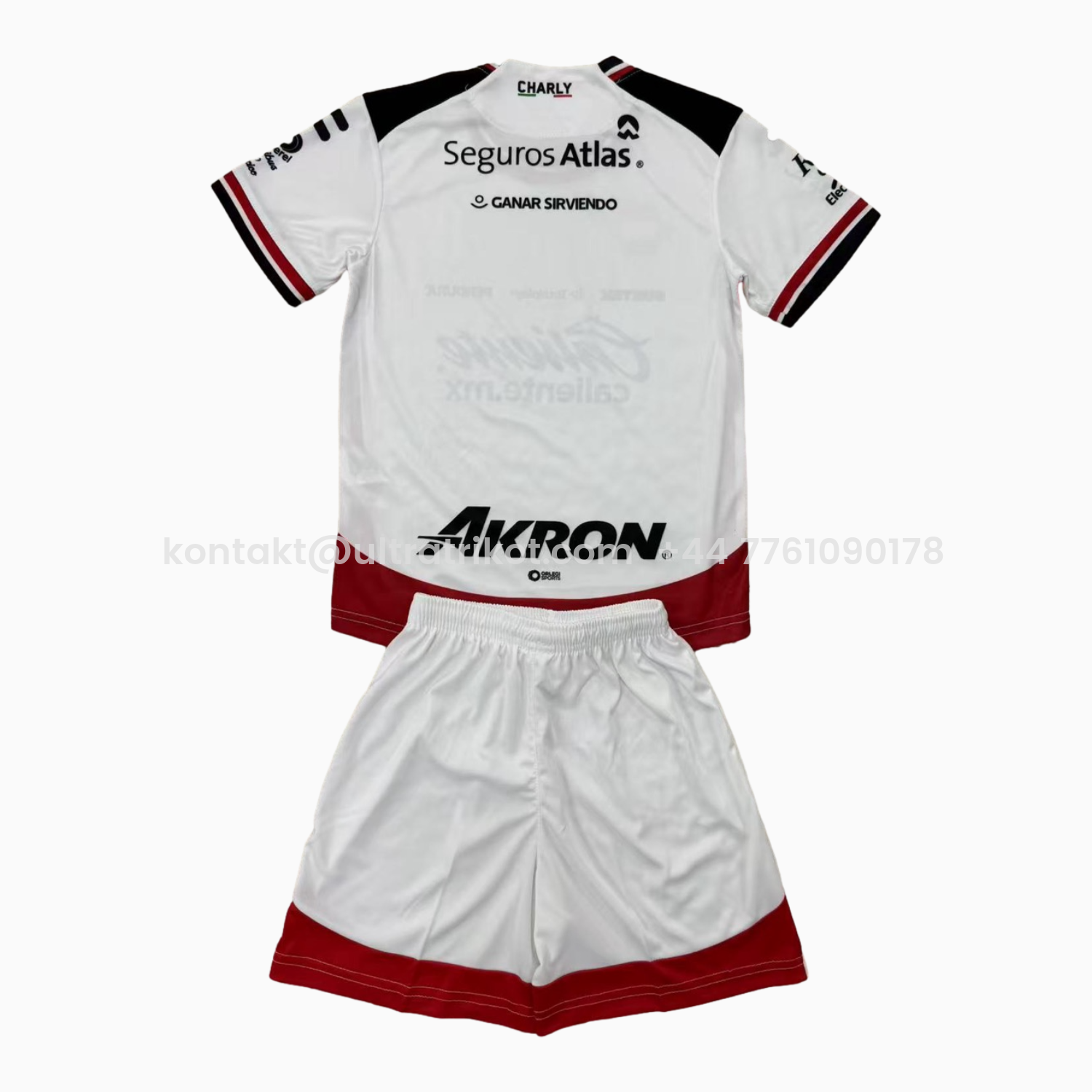 UltraTrikot-Atlas 25-26 Away White Men's Adult Jersey Set - Fans Version