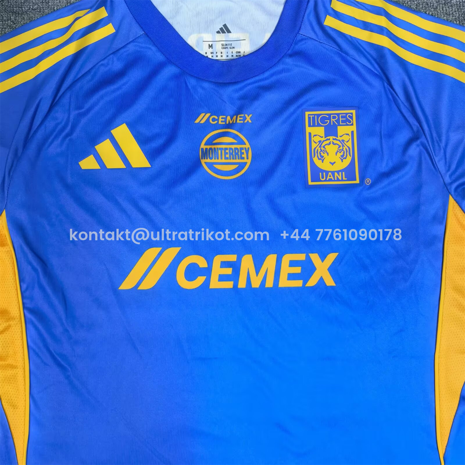 UltraTrikot-Tigres UANL 25-26 Blue Pre-Match Training Jersey - Fans Version