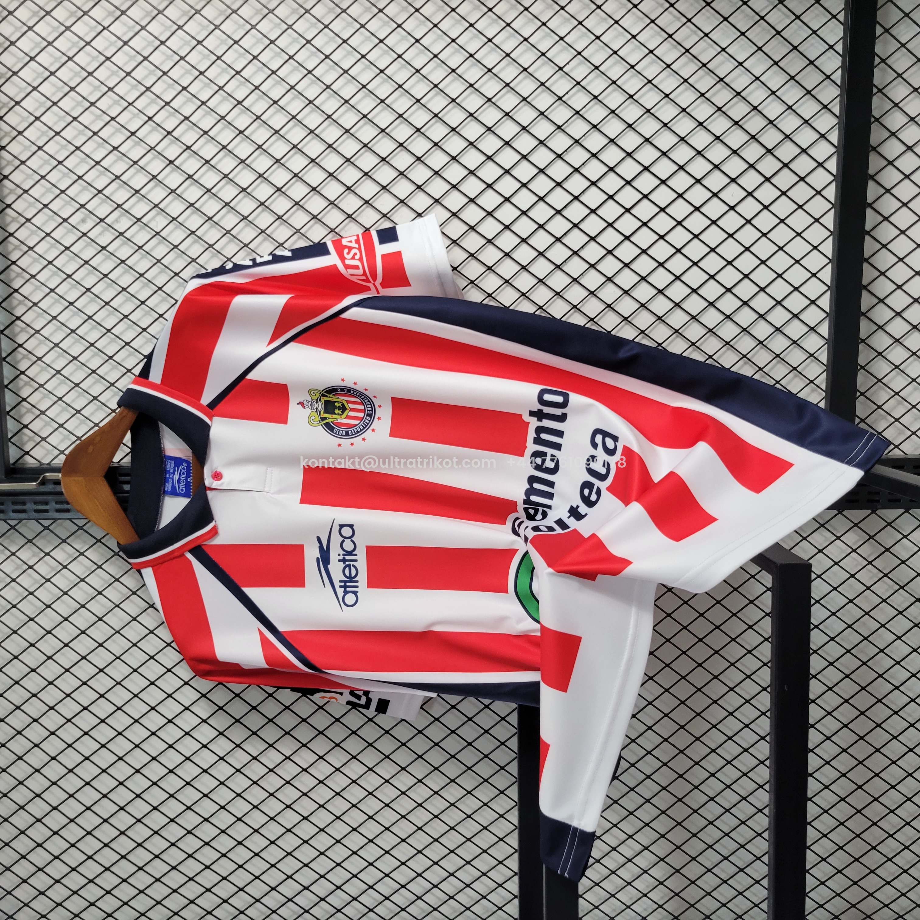 UltraTrikot-Retro Chivas de Guadalajara 02-03 Home Stadium Jersey