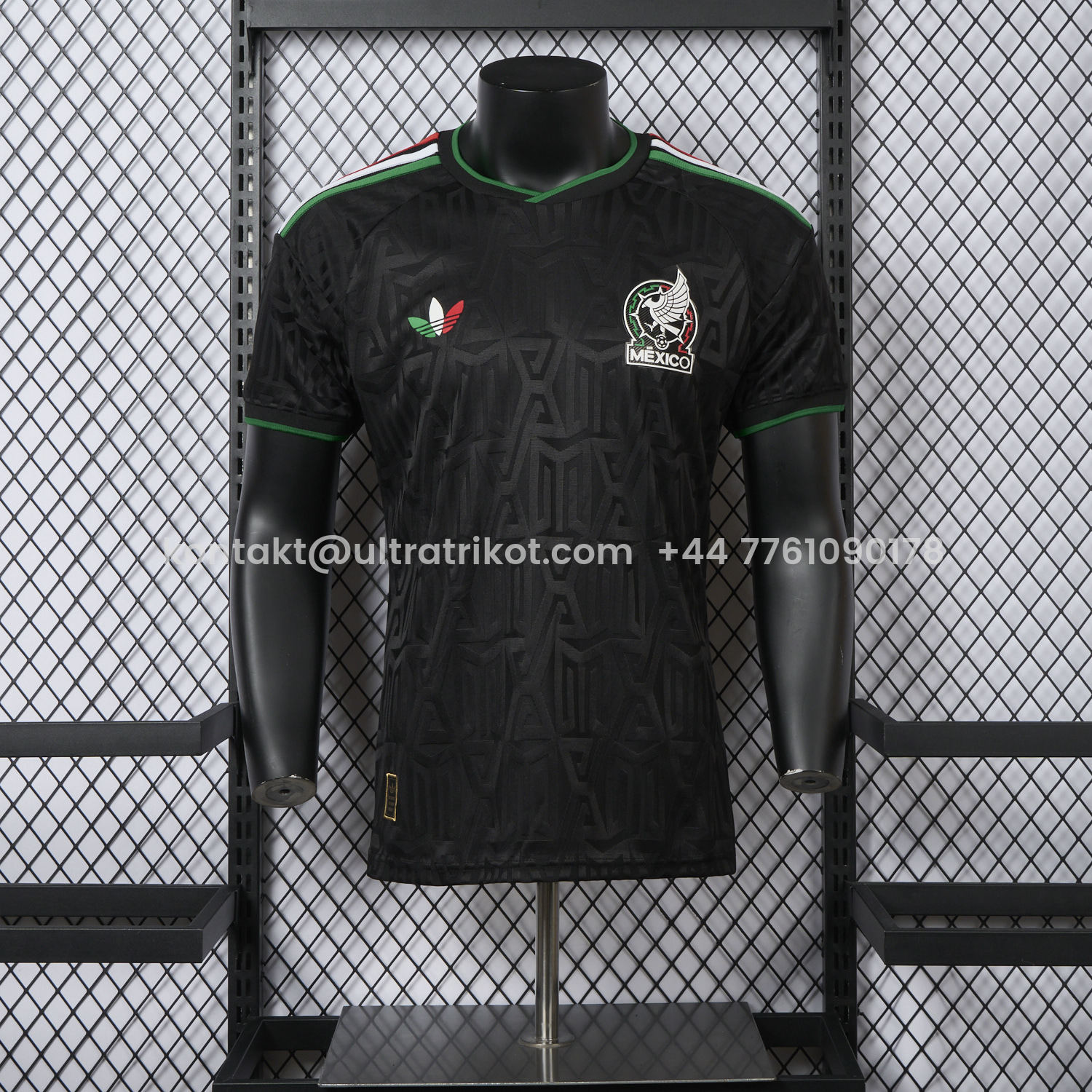 UltraTrikot-Mexico 25-26 Thire Colors Trefoil Black Special Jersey - Player Version