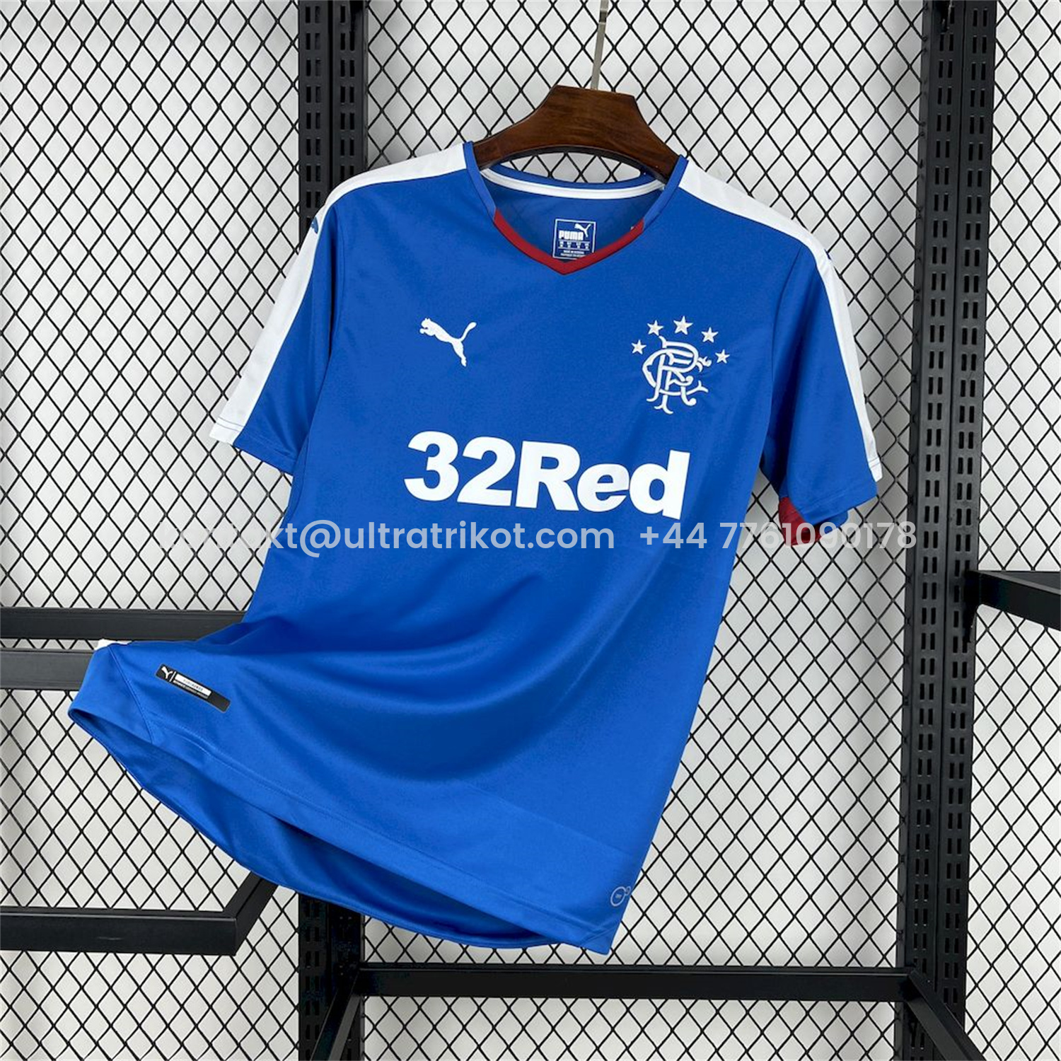 UltraTrikot-Retro Glasgow Rangers 2015-16 Home Jersey