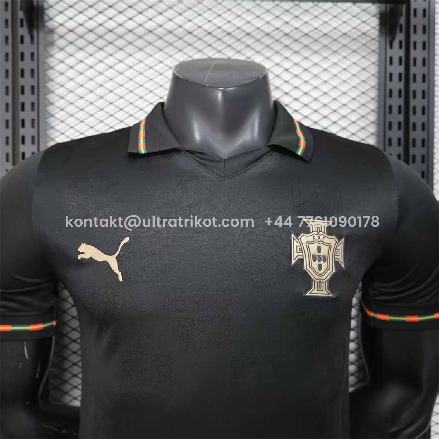 UltraTrikot-Portugal 2026 Away Black Jersey - Player Version