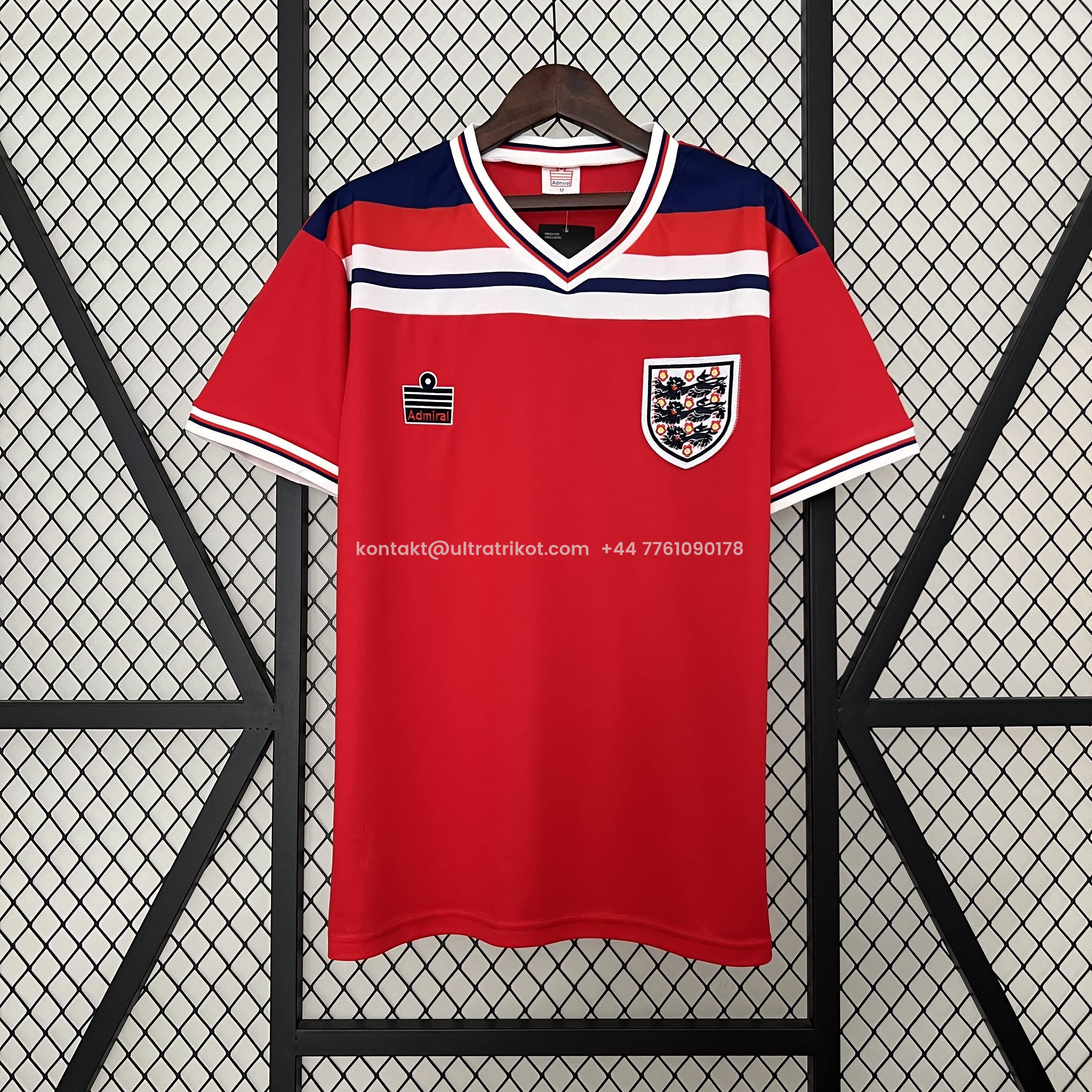 UltraTrikot-Retro England 1982 Away Stadium Jersey
