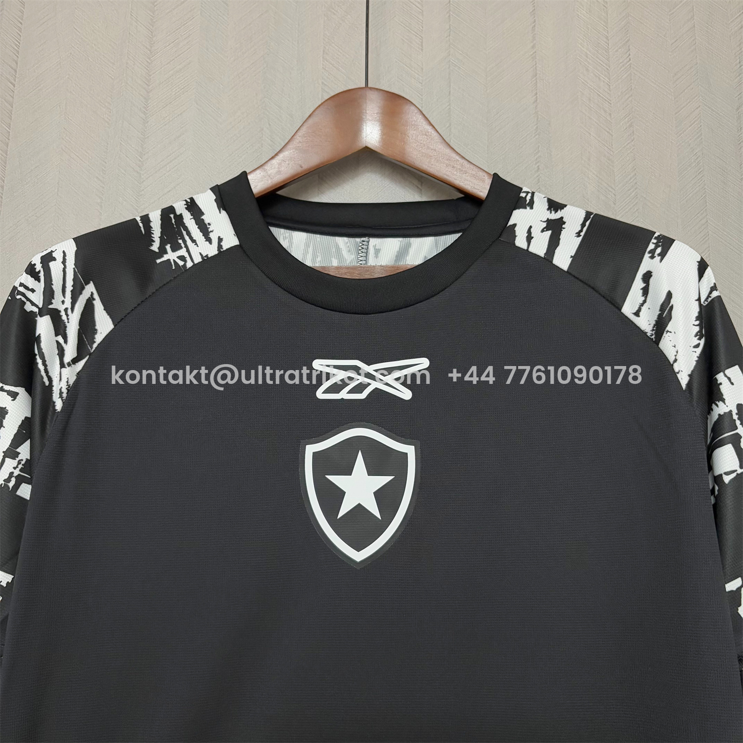UltraTrikot-Botafogo 25-26 Black Pre-Match Jersey - Fans Version