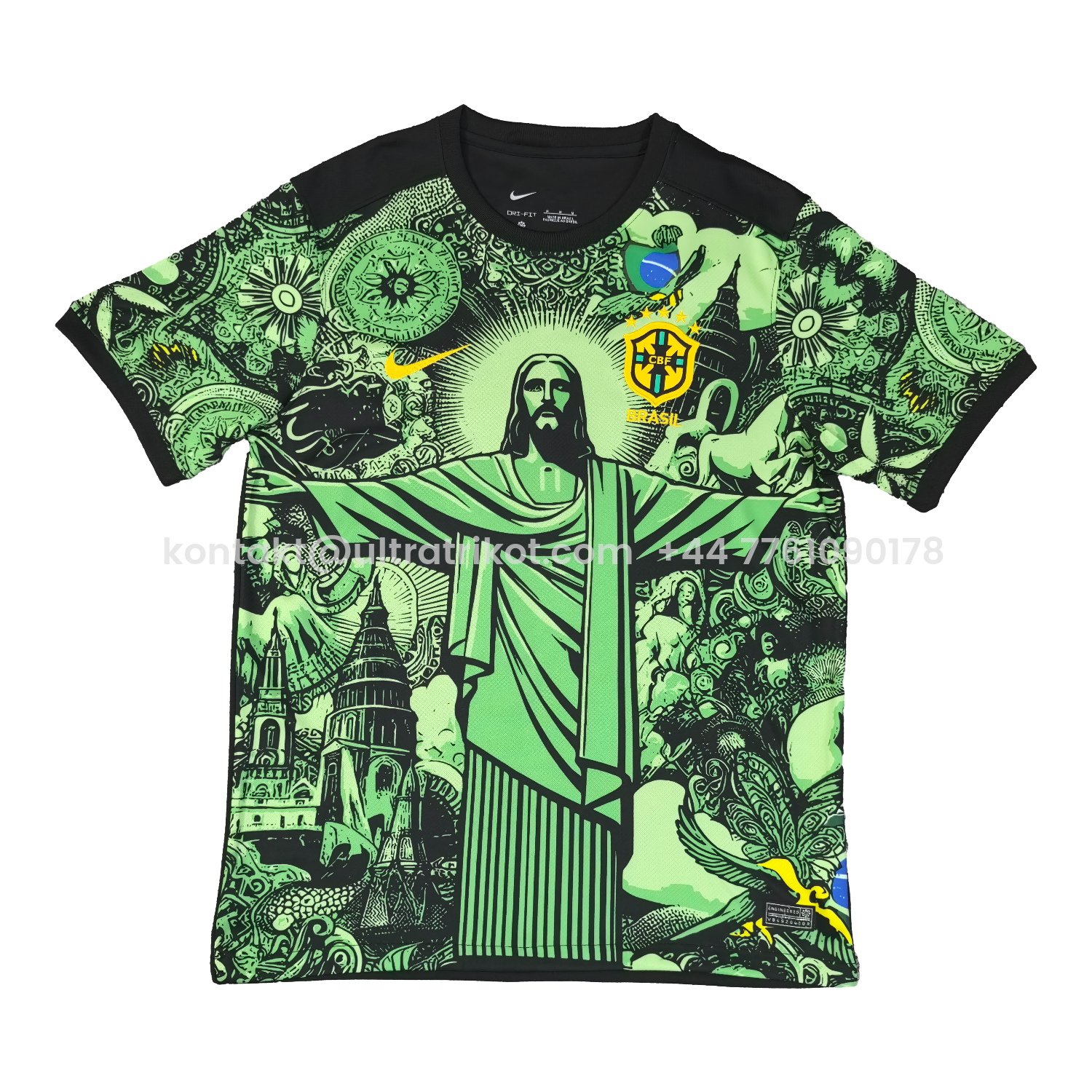 UltraTrikot-Brazil 25-26 Jesus Green Special Jersey - Fans Version