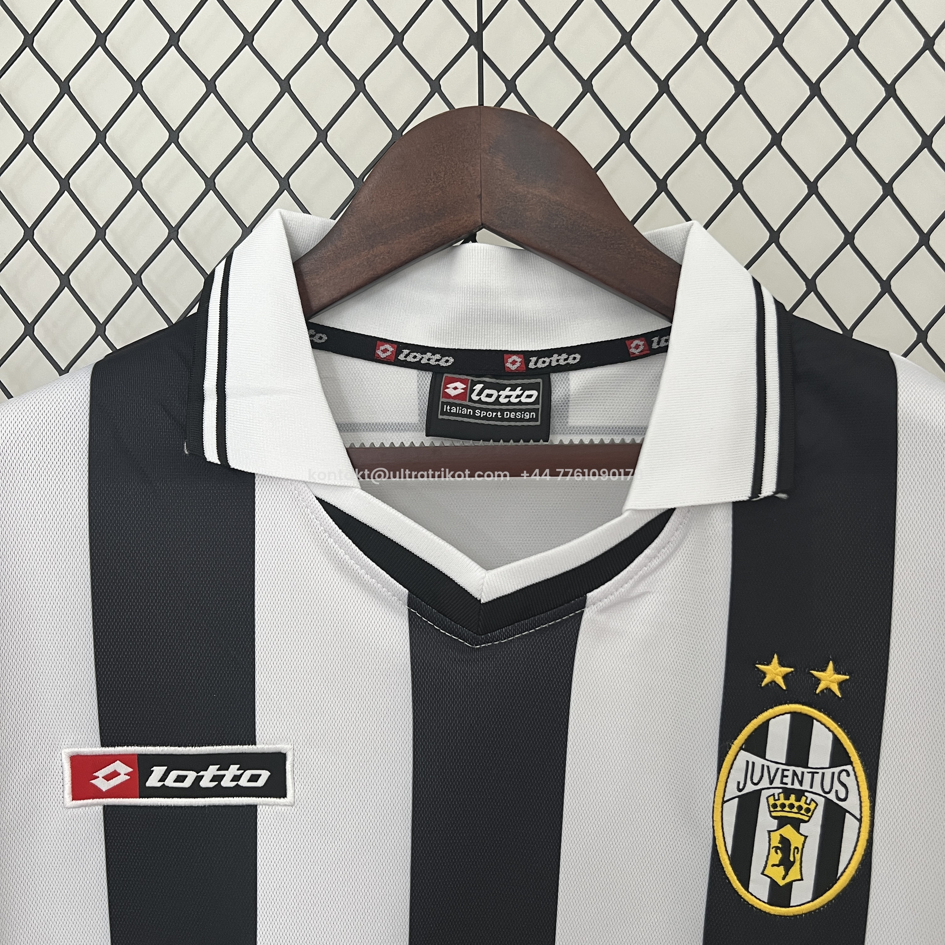 UltraTrikot-Retro Juventus 2001-02 Home Stadium Jersey