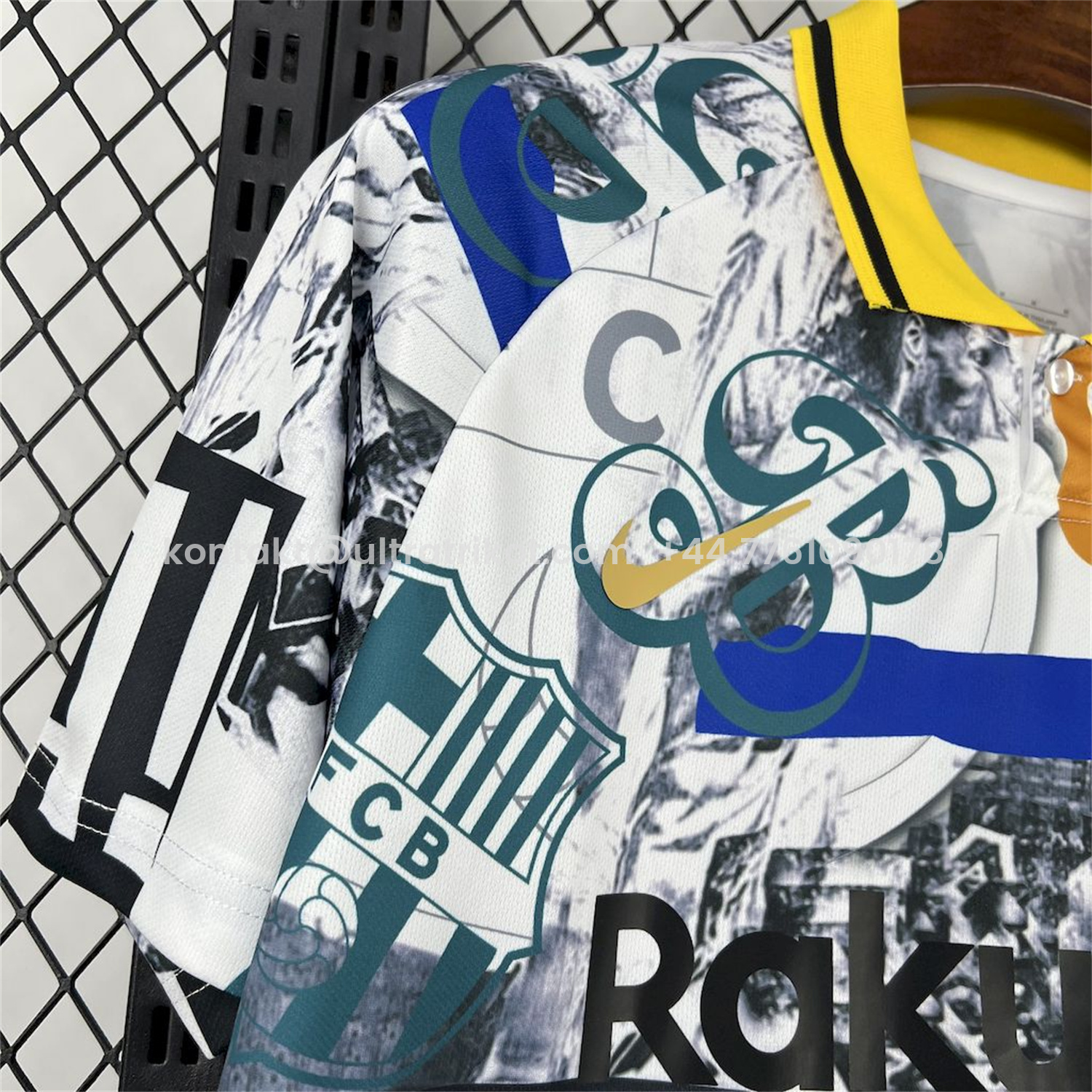 UltraTrikot-Barcelona 25-26 Ronaldo & Messi White Special Jersey - Fans Version