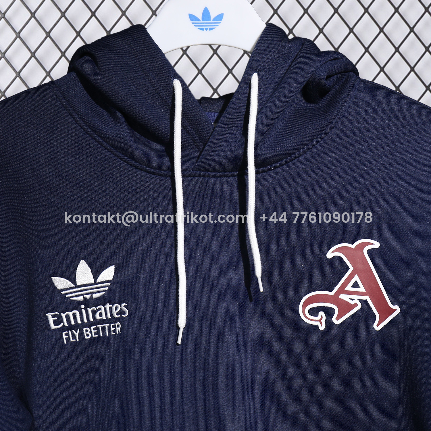 UltraTrikot-Arsenal 25-26 Pure Color Training Set - Dark Blue Top and Dark Blue Pants