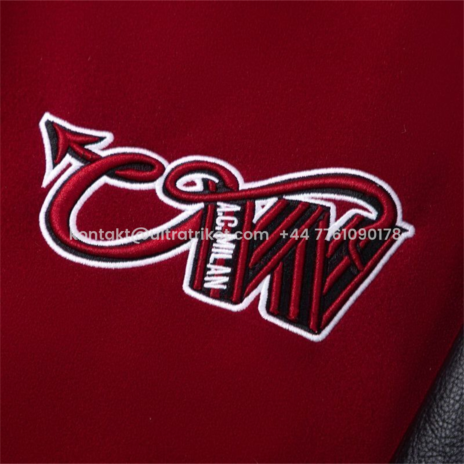 UltraTrikot-AC Milan 25-26 Off-White Warm Windbreaker Jacket - Wine Red And Black
