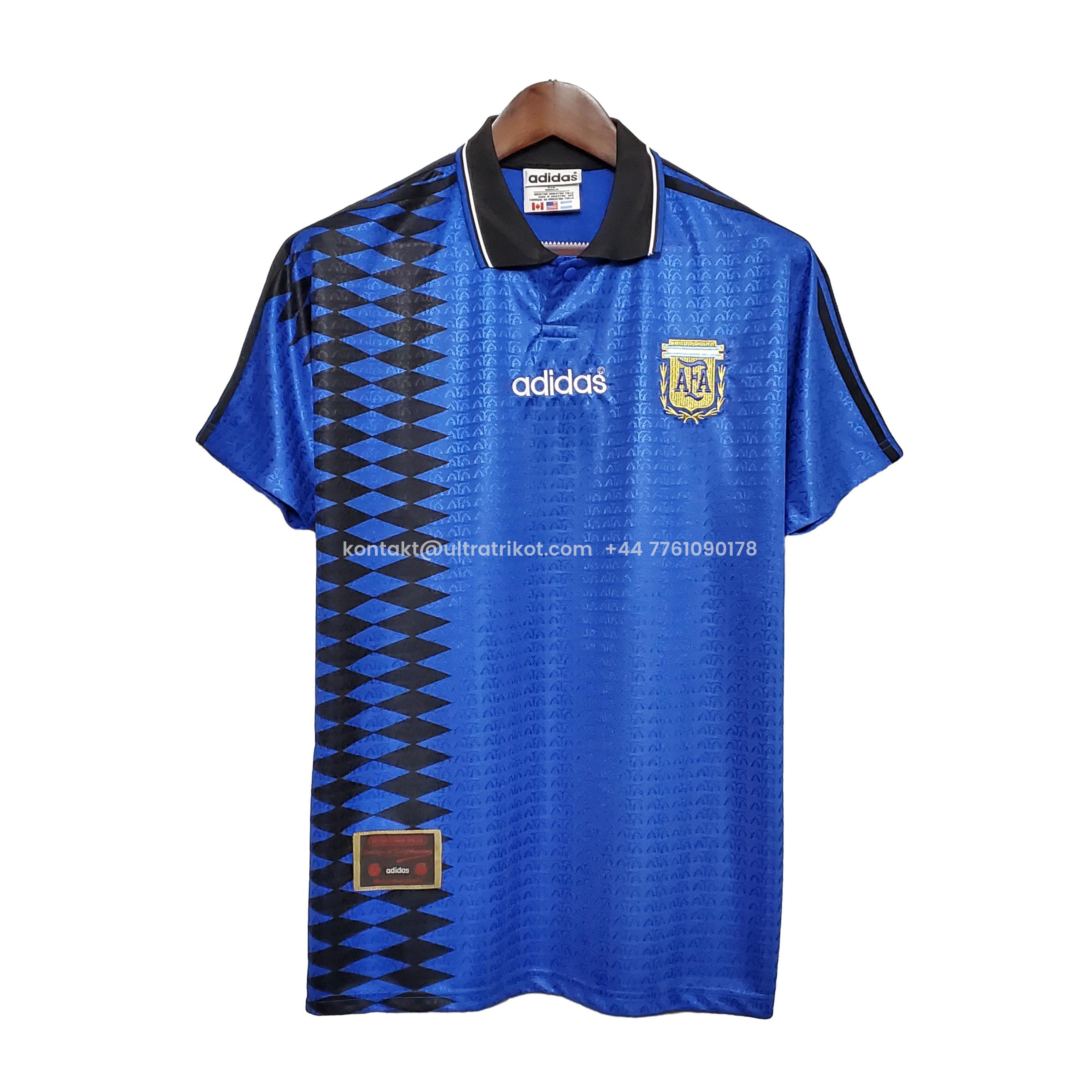 UltraTrikot-Retro Argentina 1994 Away Stadium Jersey