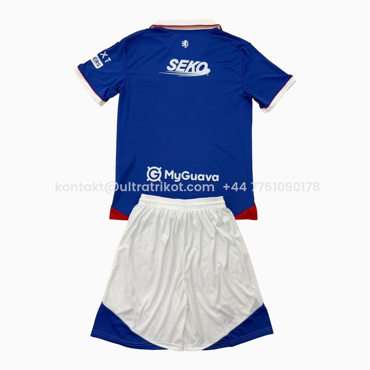 UltraTrikot-Glasgow Rangers 25-26 Home Men's Adult Jersey Set - Fans Version