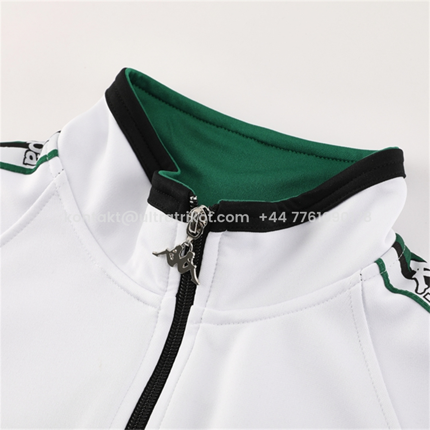 UltraTrikot-Real Betis 25-26 Jacket Training Tracksuit - Green White Black Throwback Jackets & Black Pants