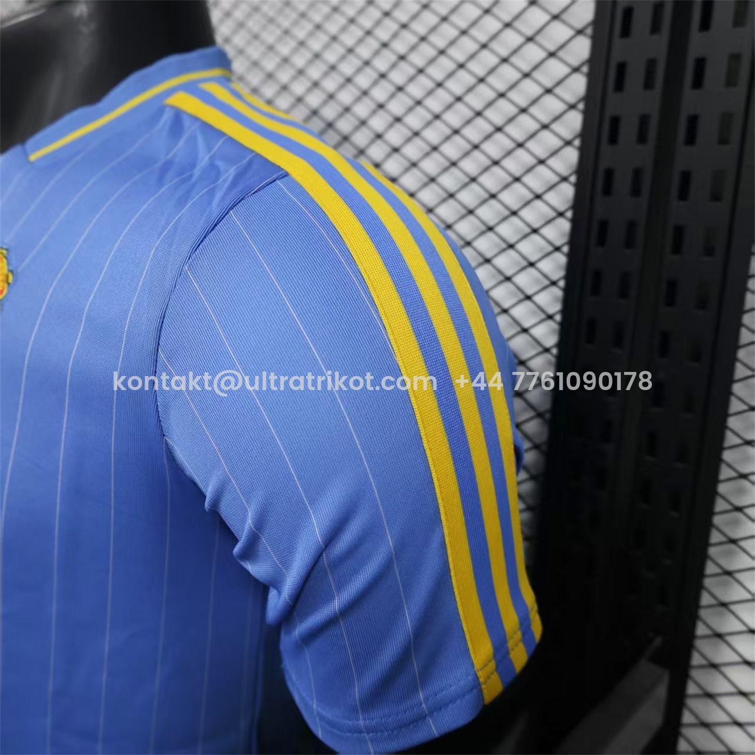 UltraTrikot-Manchester United 25-26 Icon Travel Special Edition Blue Jersey - Player Version