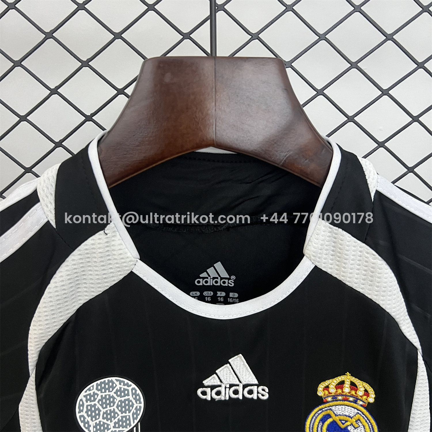 UltraTrikot-Retro Real Madrid 2006-07 Away Kids Kit