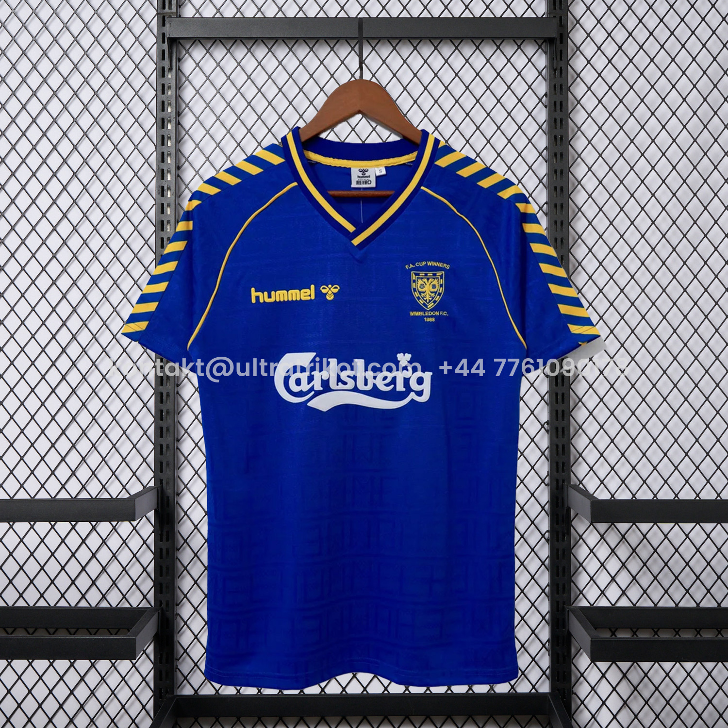 UltraTrikot-Retro Wimbledon 1988-89 Home Blue Jersey