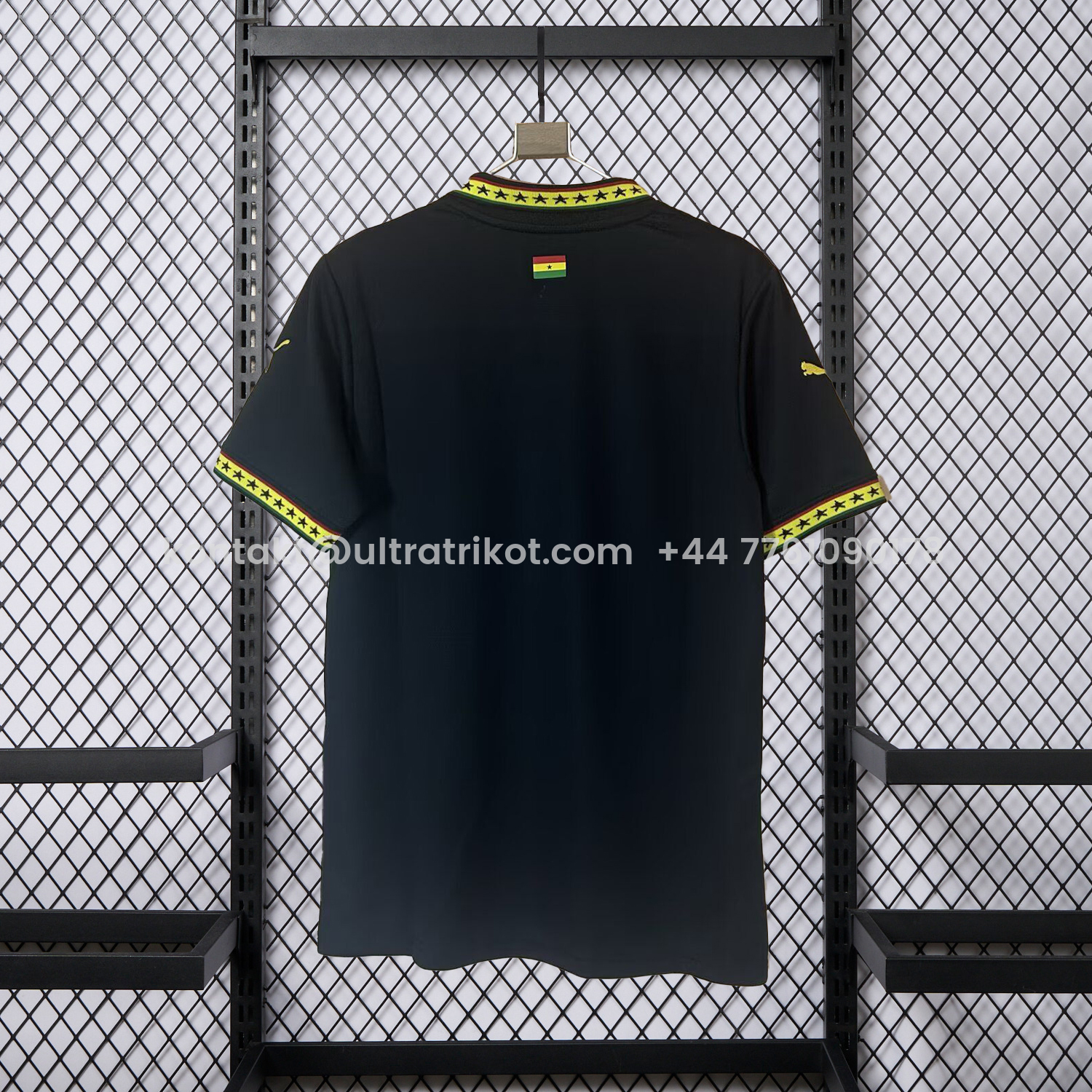 UltraTrikot-Ghana 2026 Black Polo Jersey - Fans Version