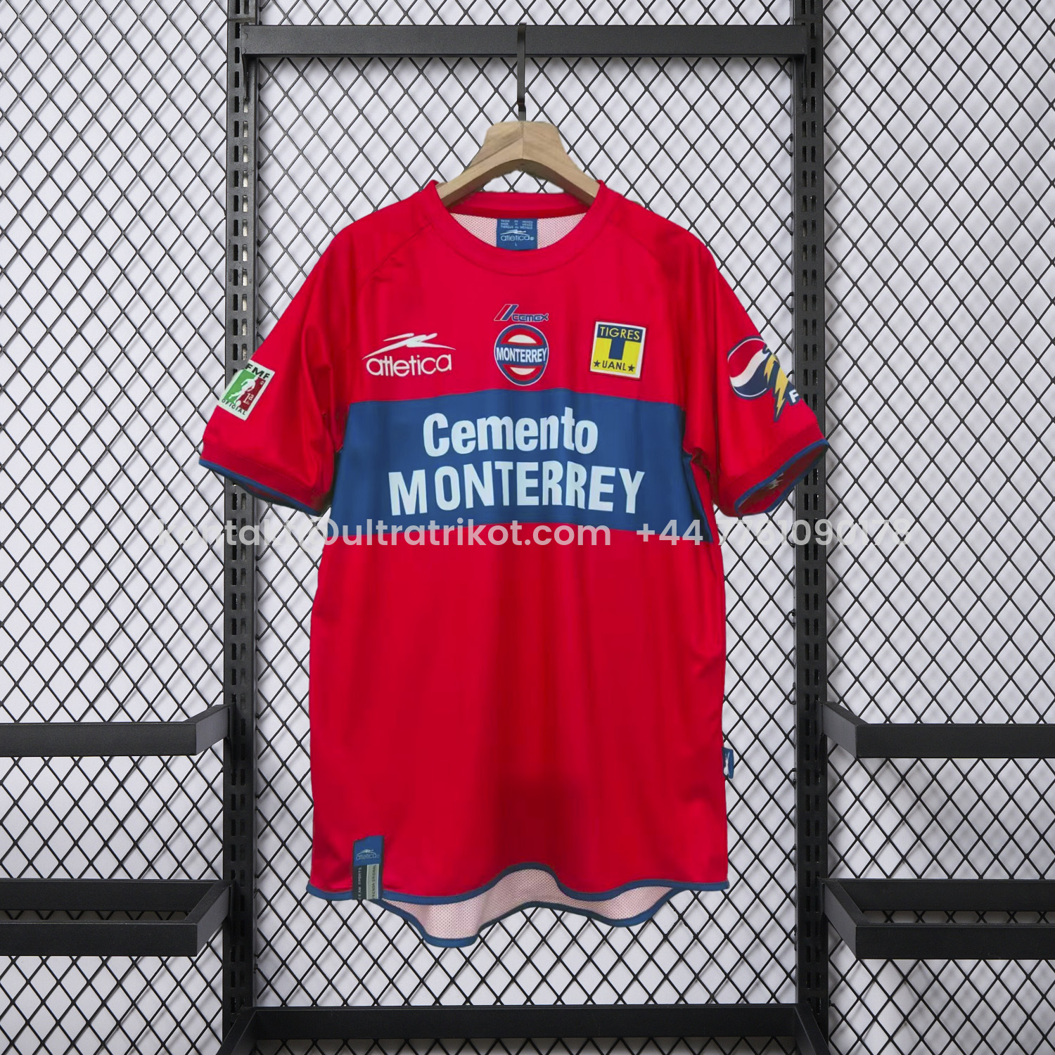 UltraTrikot-Retro Tigres UANL 2002-03 Away Red Jersey