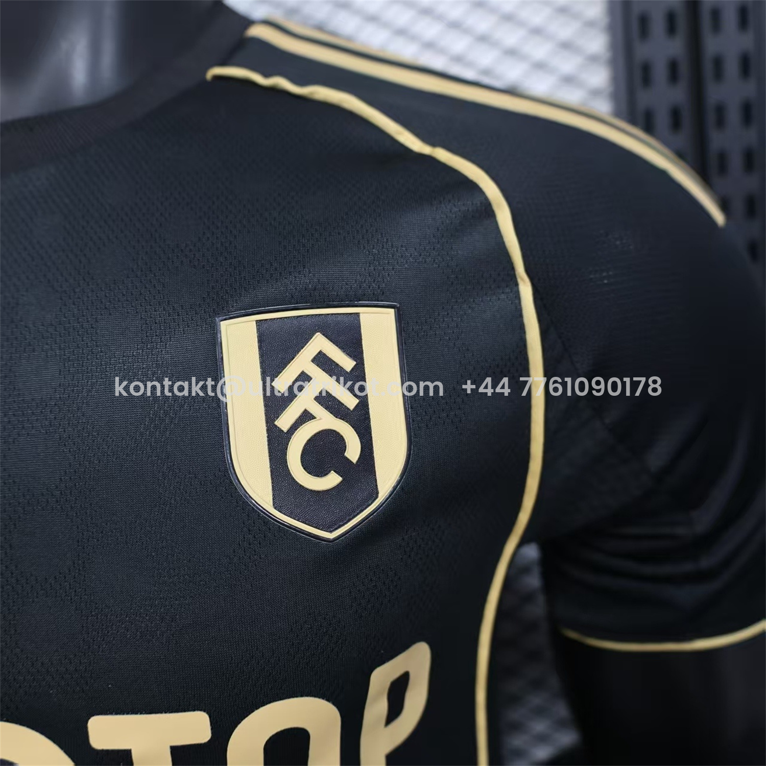 UltraTrikot-Fulham 25-26 Third Black Jersey - Player Version