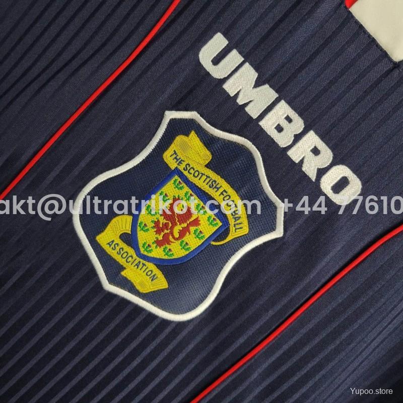 UltraTrikot-Retro S-c-o.t l.a-n.d 1996-98 Home Jersey