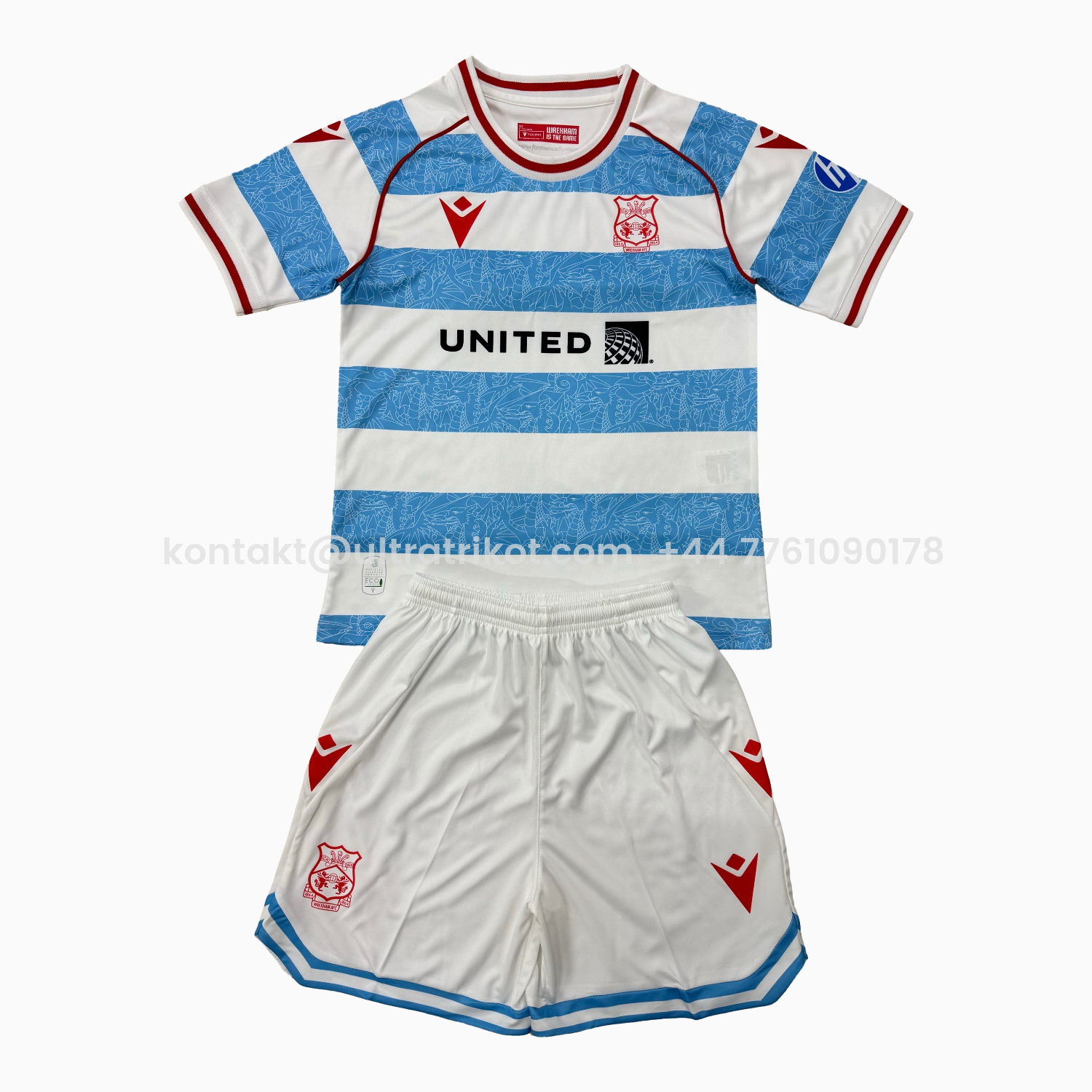 UltraTrikot-Wrexham 25-26 Third Men's Adult Jersey Set - Fans Version
