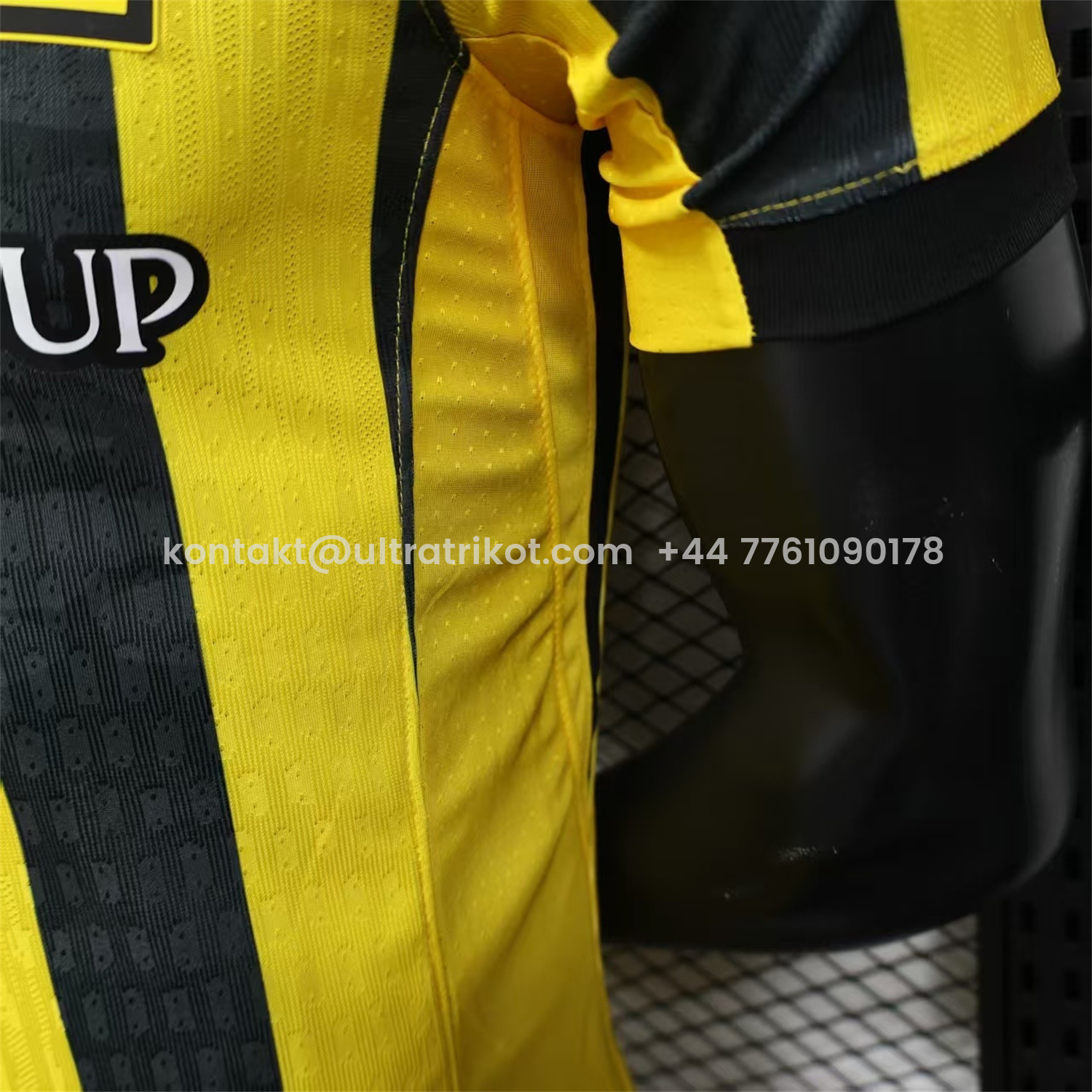 UltraTrikot-Al Ittihad Jeddah United 25-26 Home Yellow New Sponsors Jersey - Player Version