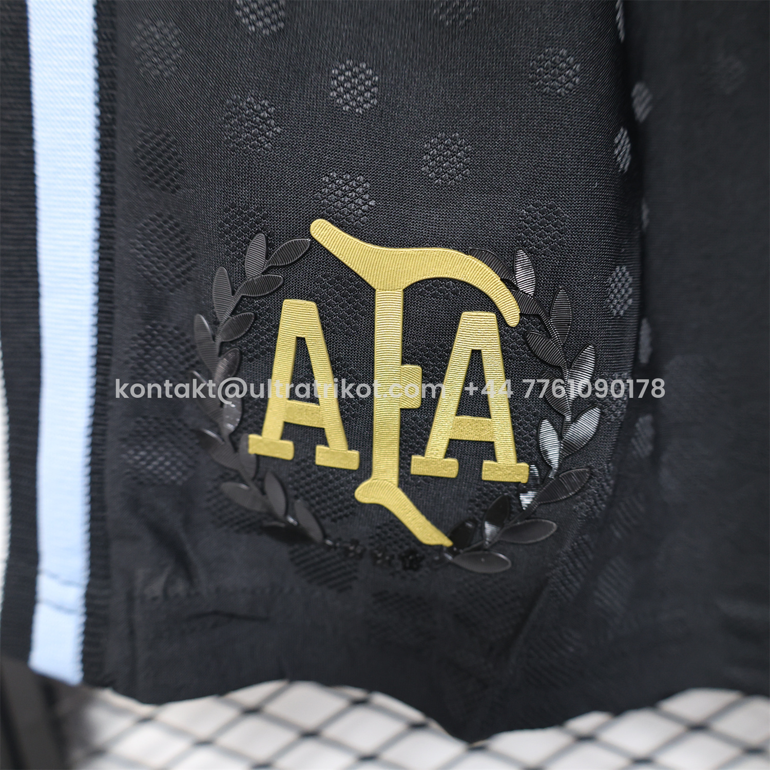UltraTrikot-Argentina 25-26 Black Shorts - Player Version
