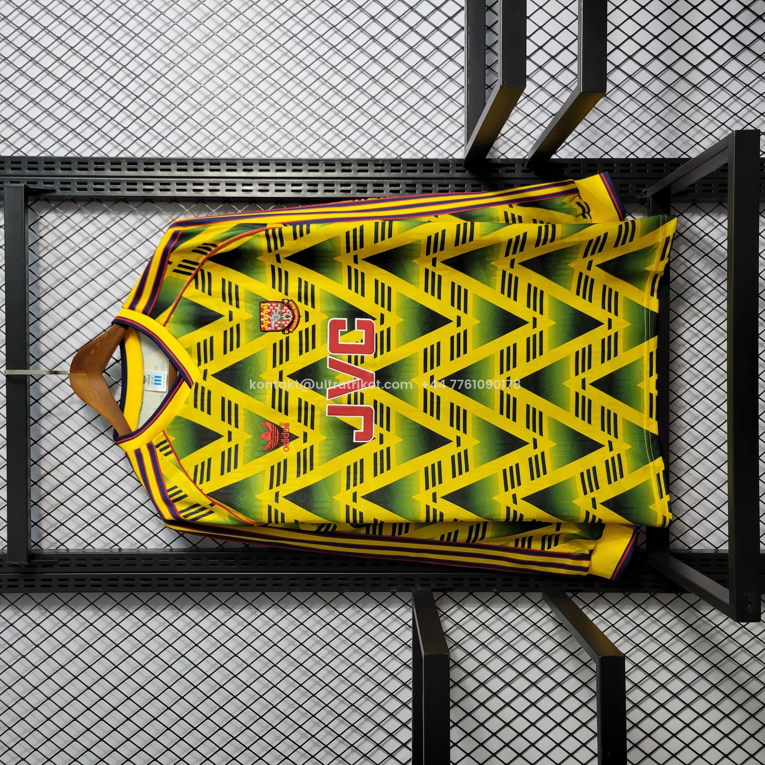 UltraTrikot-Retro Arsenal 91-93 Away Long Sleeve Jersey