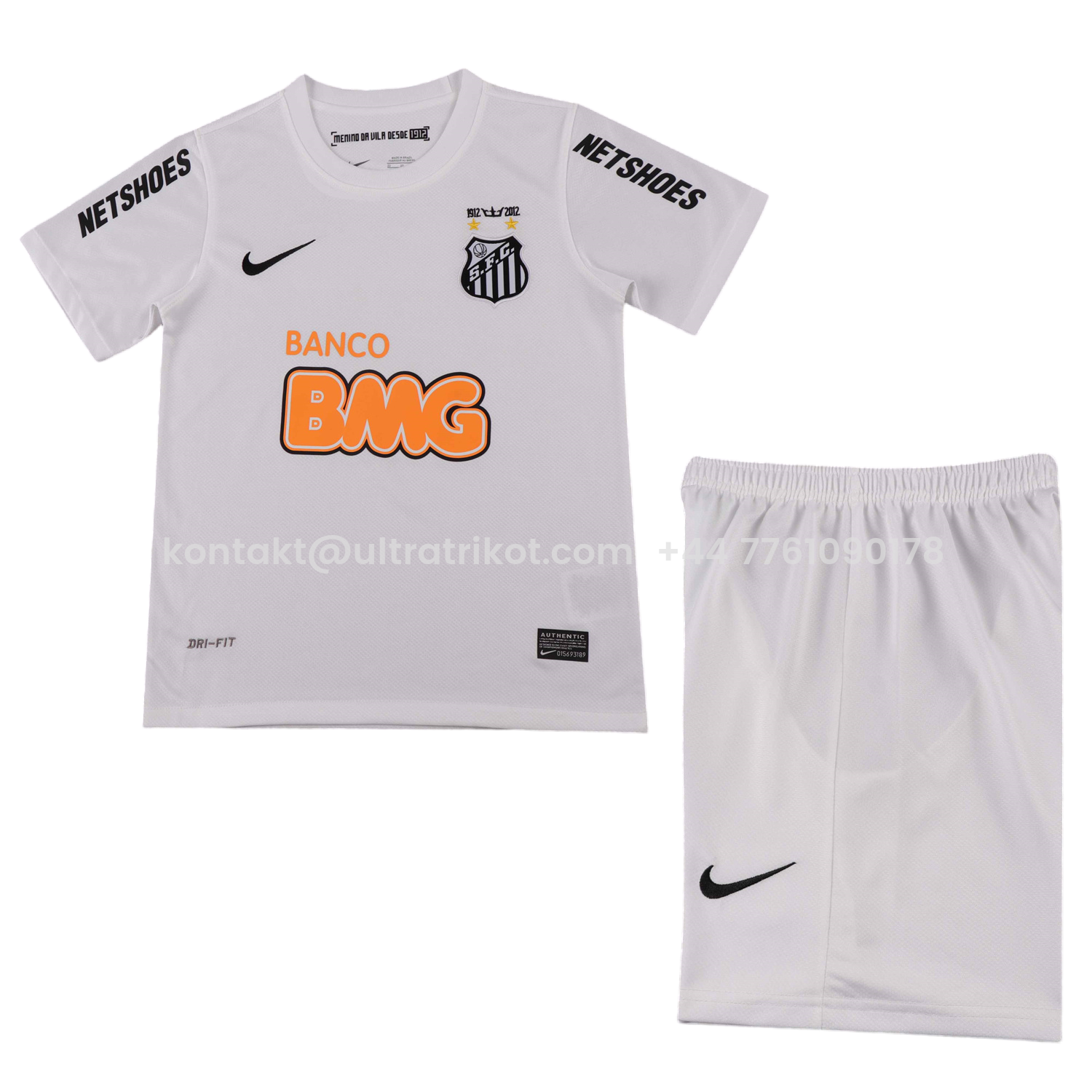UltraTrikot-Retro Santos 2012 Home Kids Kit