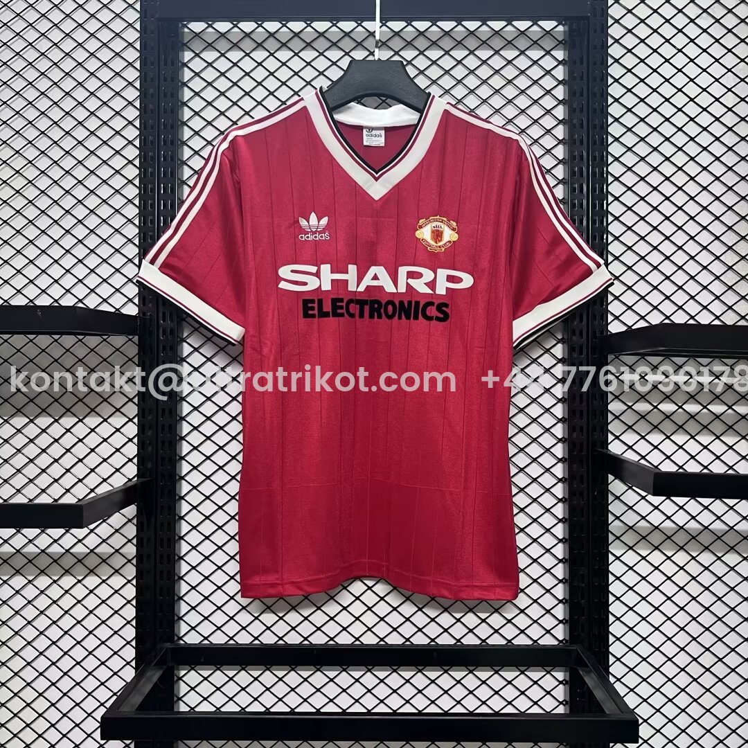 UltraTrikot-Retro Manchester United 82-83 Home Stadium Jersey