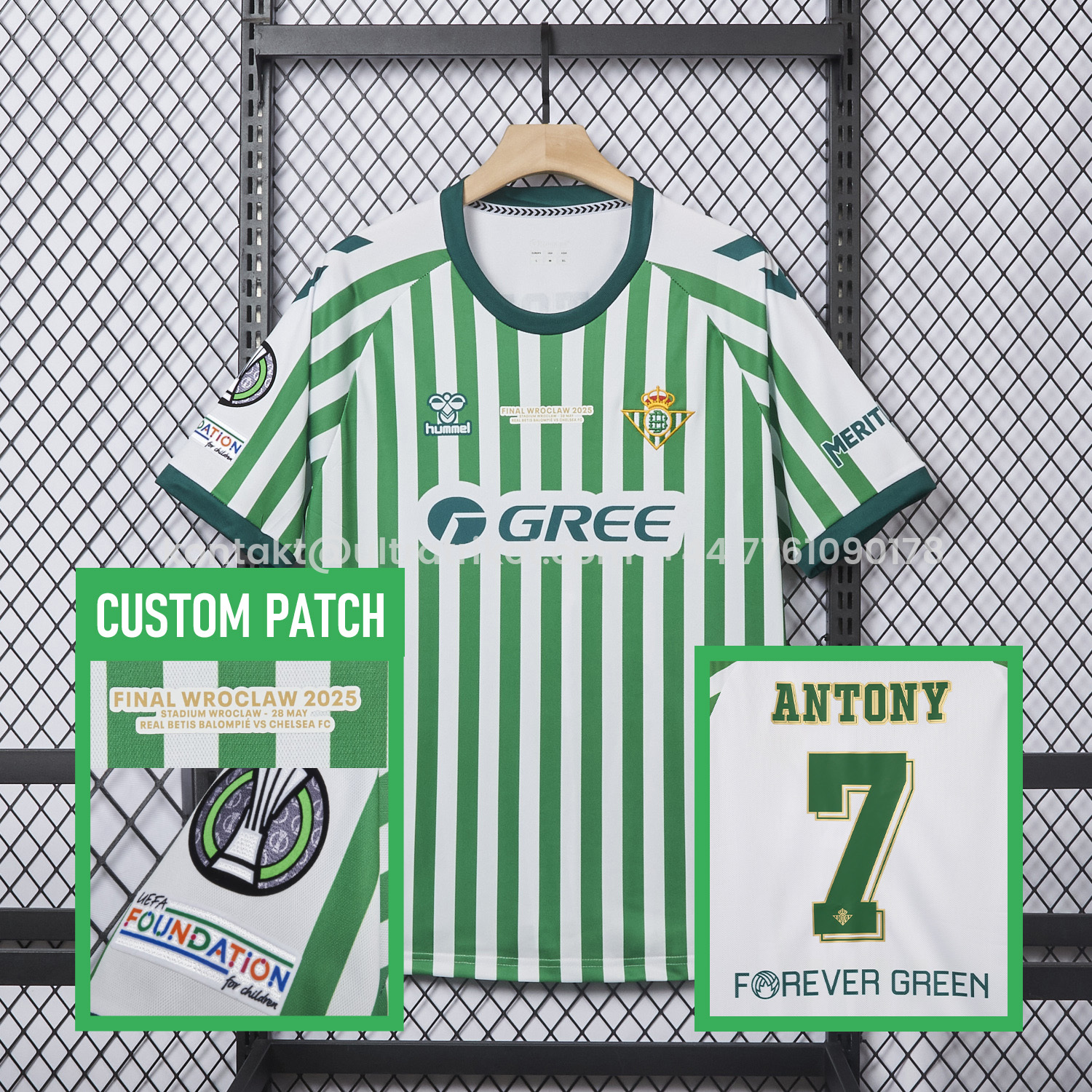 UltraTrikot-Real Betis 2025 Conference League Final Special Jersey - Fans Version
