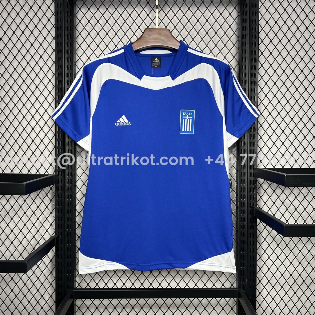 UltraTrikot-Retro Greece 2004 Home Stadium Jersey