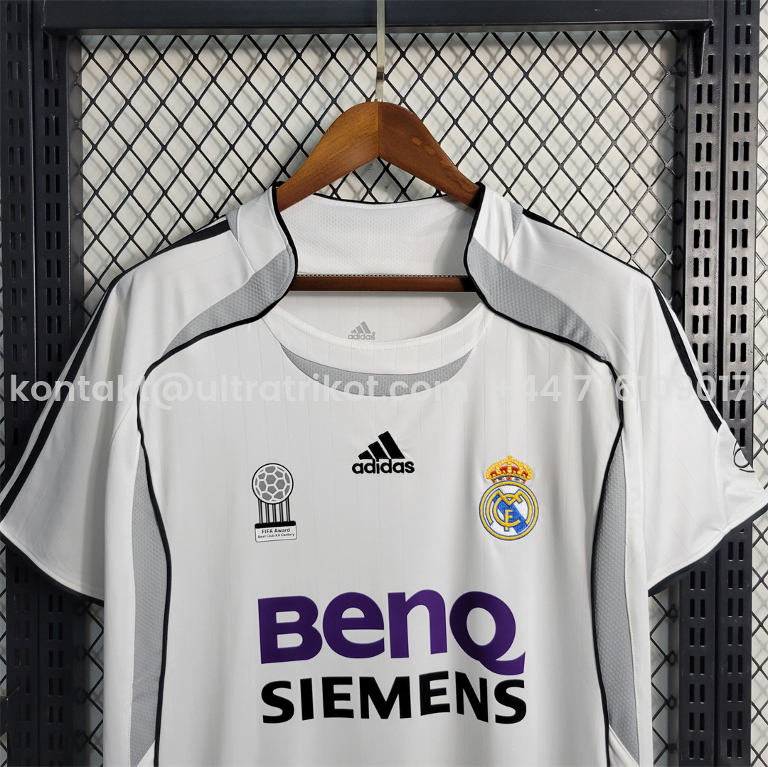 UltraTrikot-Retro Real Madrid 06-07 Home Stadium Jersey
