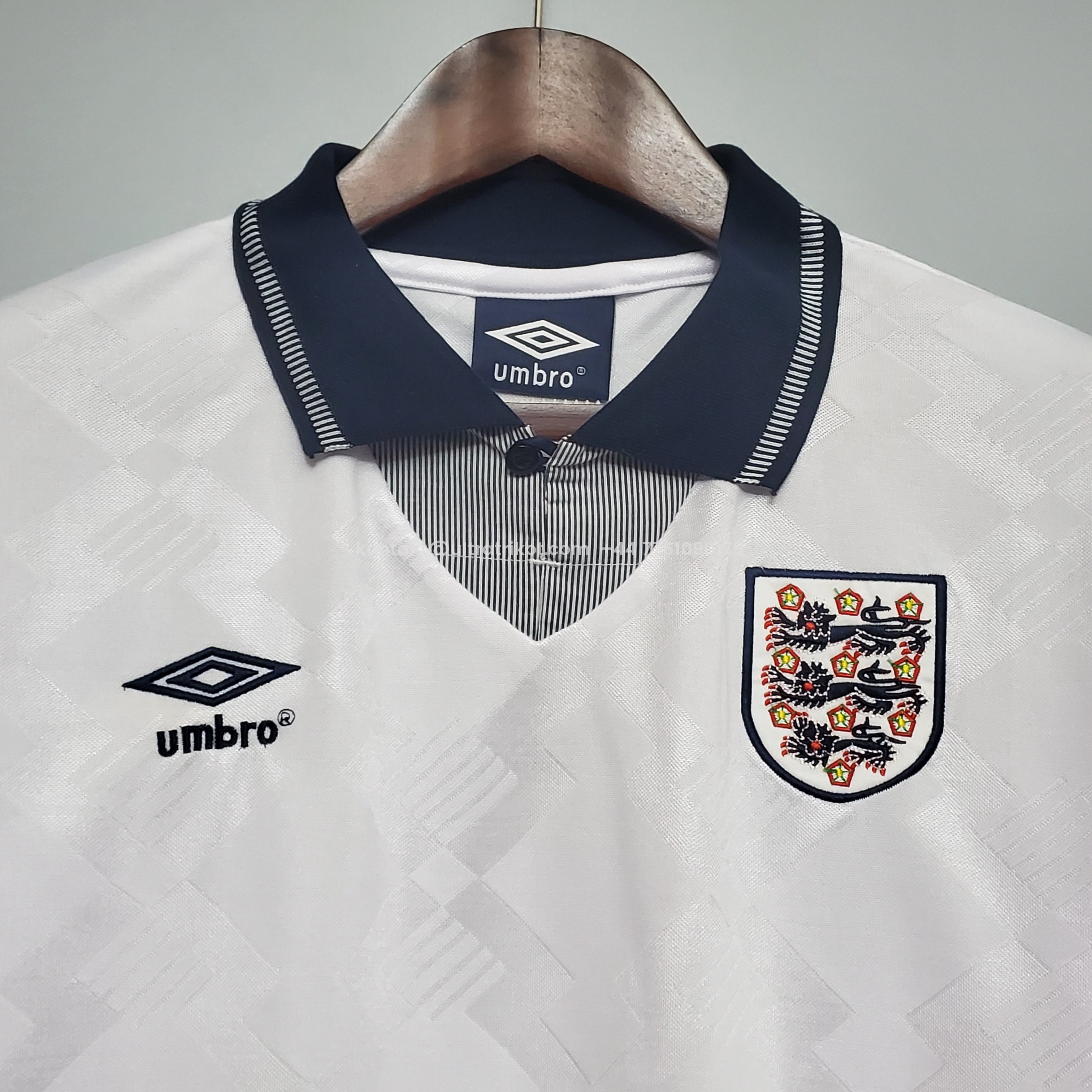 UltraTrikot-Retro England 1990 Home Stadium Jersey