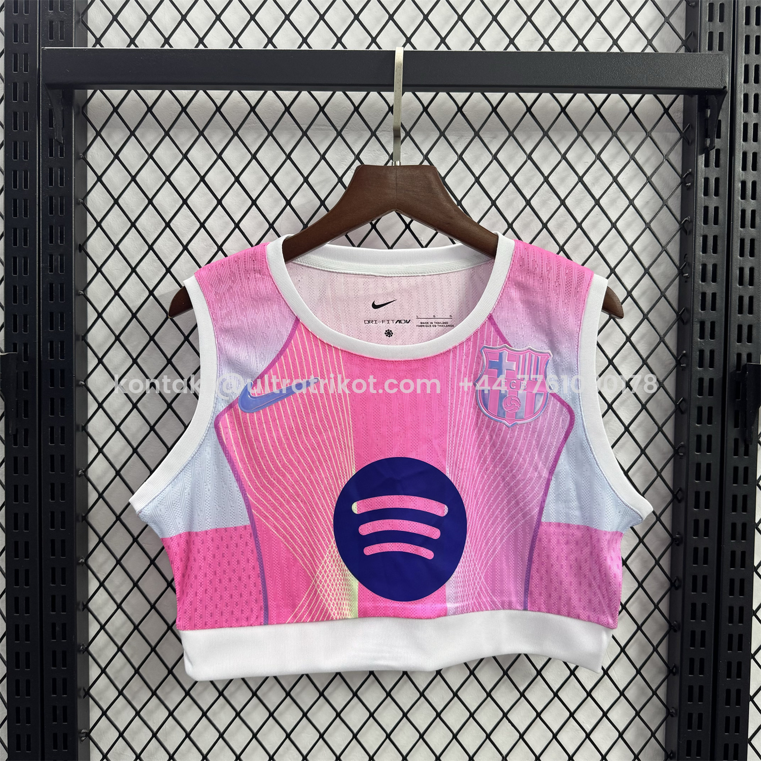 UltraTrikot-Women's Barcelona 25-26 T90 Pink Yoga Vest