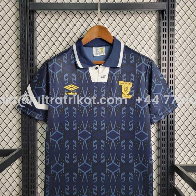 UltraTrikot-Retro S-c-o.t l.a-n.d 1992 Home Stadium Jersey
