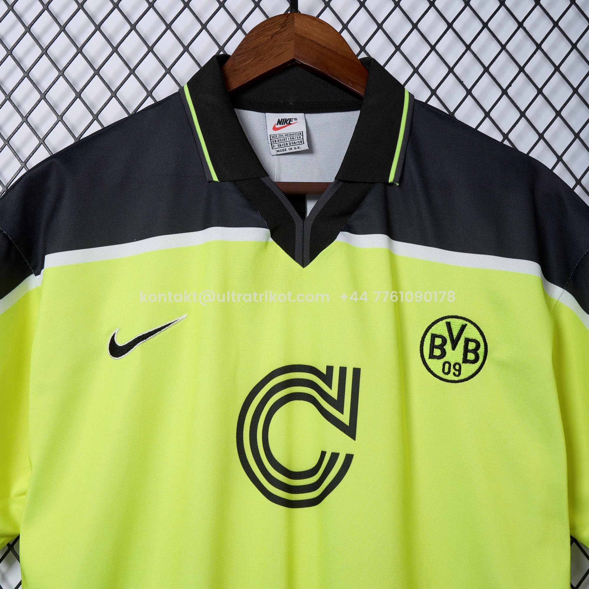 UltraTrikot-Retro Dortmund 1996-97 Home Champions League Final Jersey