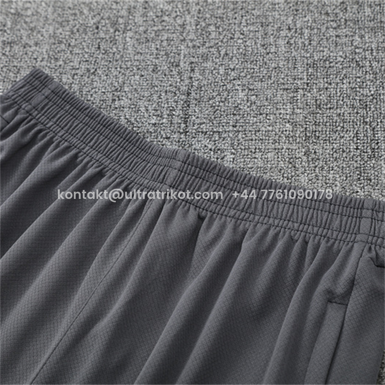 UltraTrikot-Feyenoord 25-26 Short-Sleeve Training Set - Dark Gray Top & Dark Gray Shorts