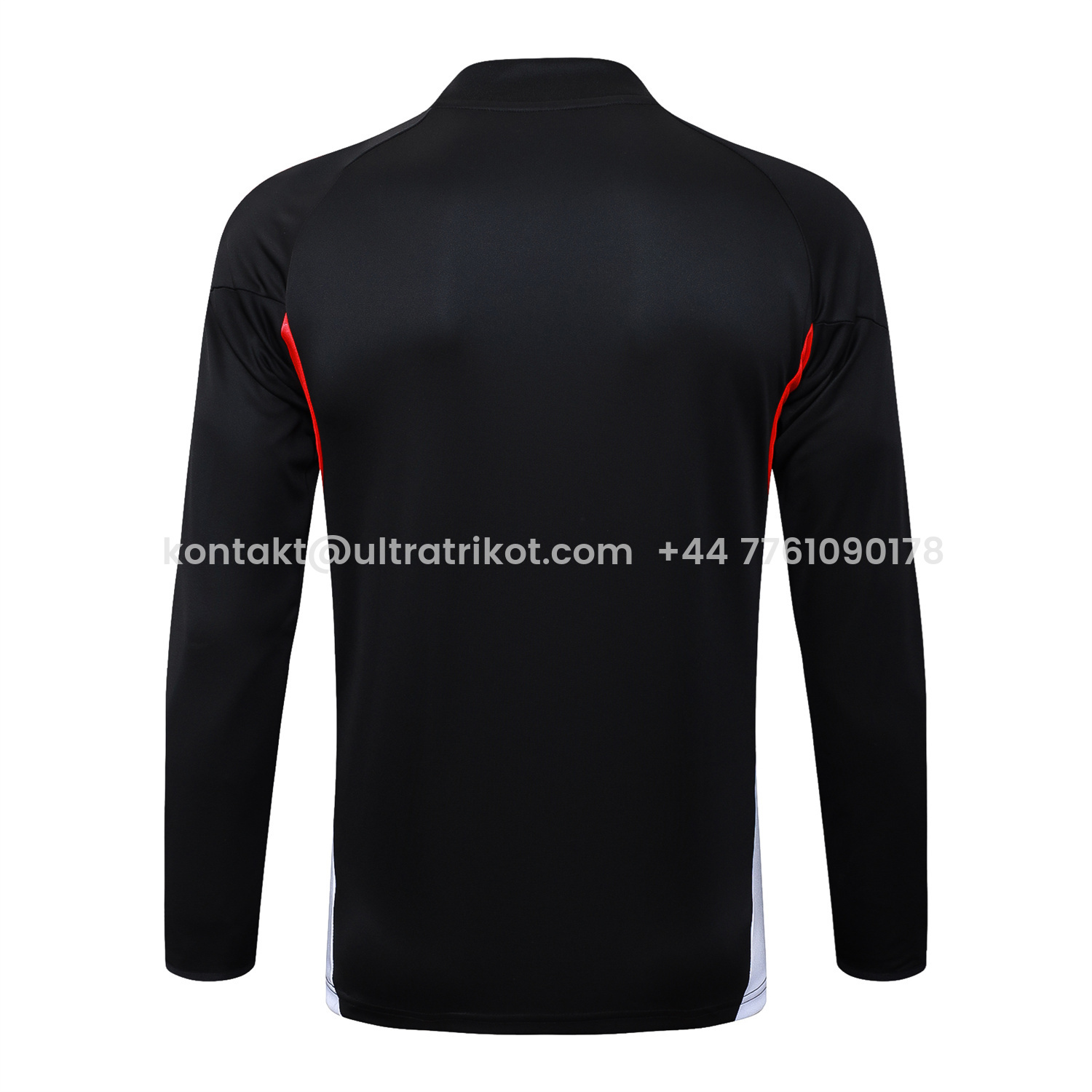 UltraTrikot-Bayern Munich 25-26 Long Sleeves Training Set - Black Top & Pants with Orange Badge
