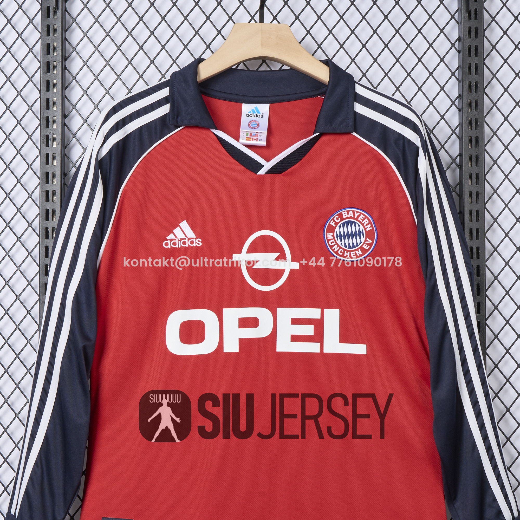 UltraTrikot-Retro Bayern Munich 2000-01 Home Long Sleeve Jersey