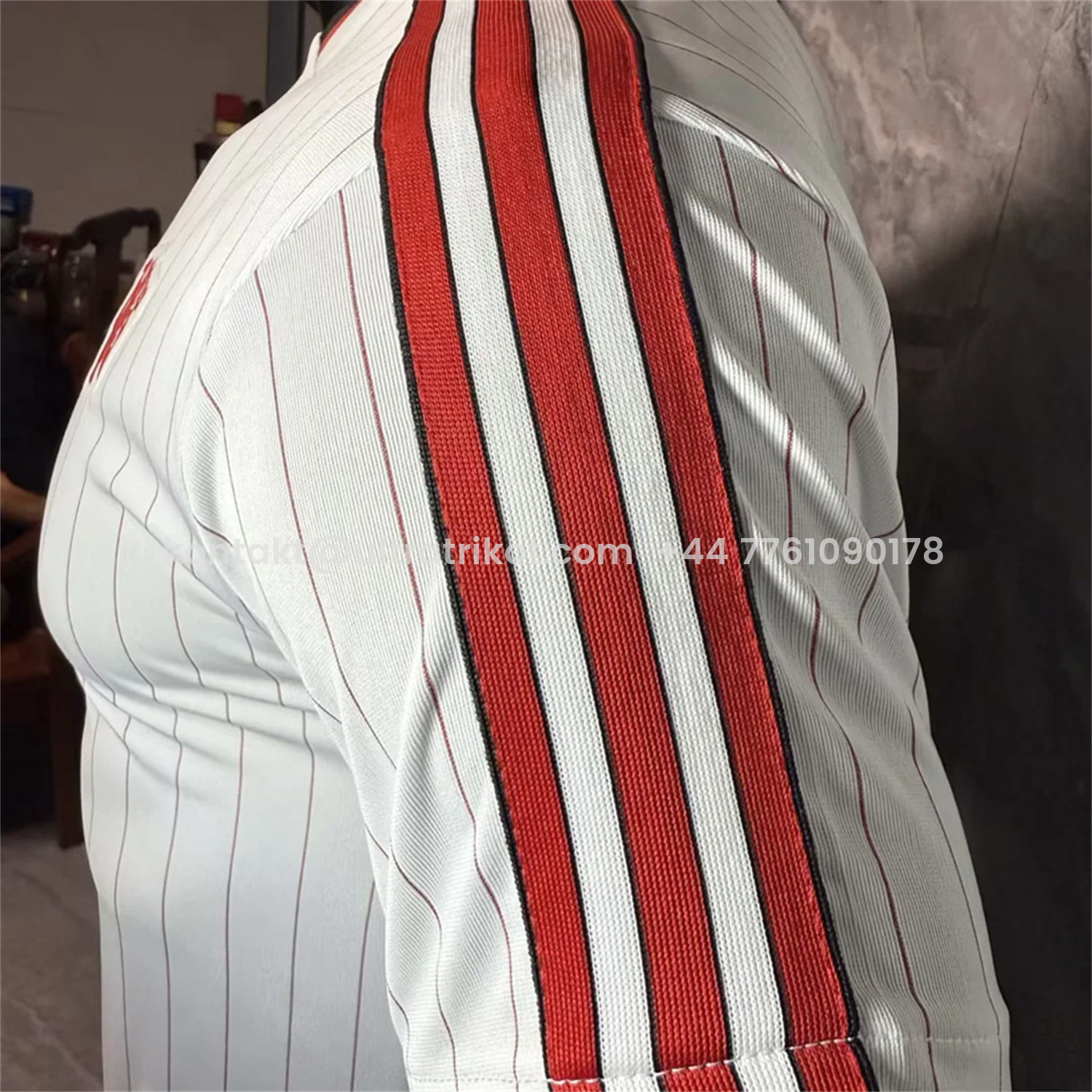 UltraTrikot-Manchester United 25-26 Trefoil Red Lines White Travel Jersey - Player Version