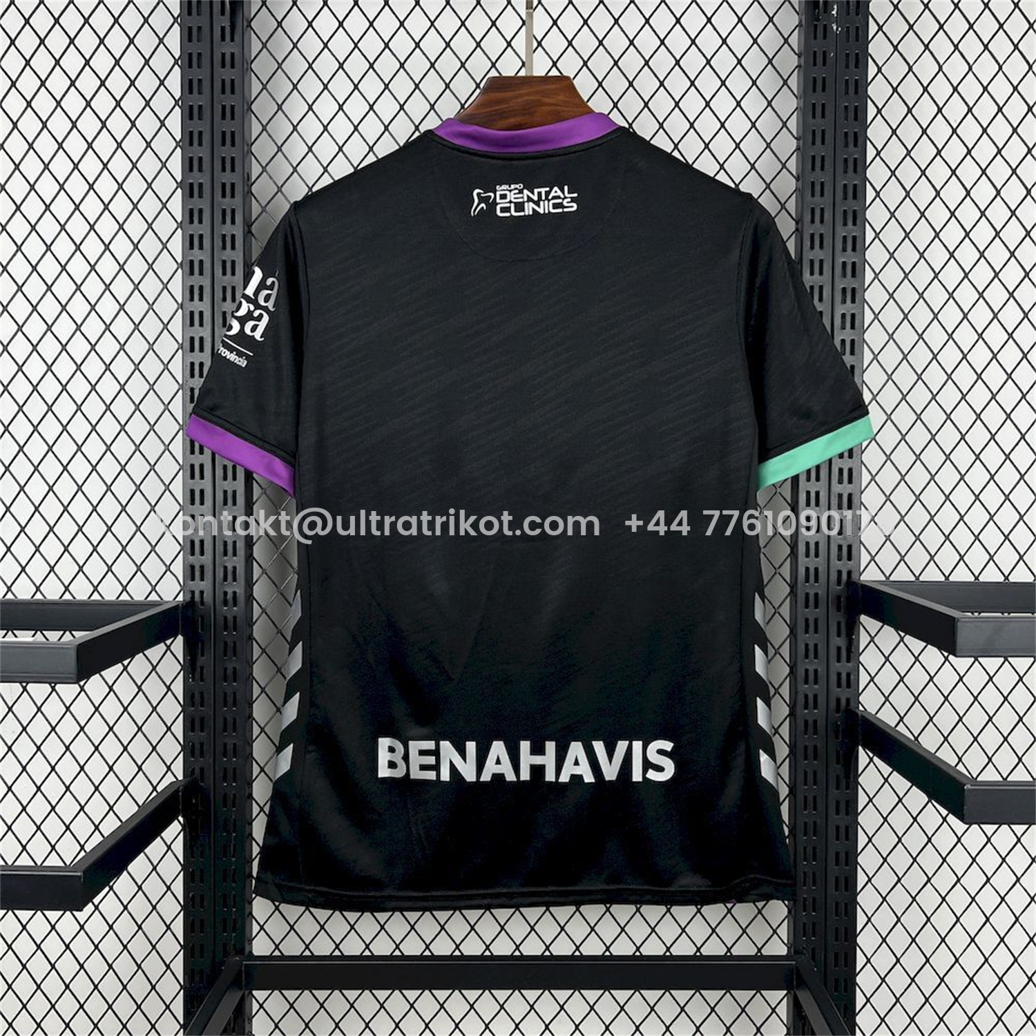 UltraTrikot-Malaga 25-26 Away Black Jersey - Fans Version