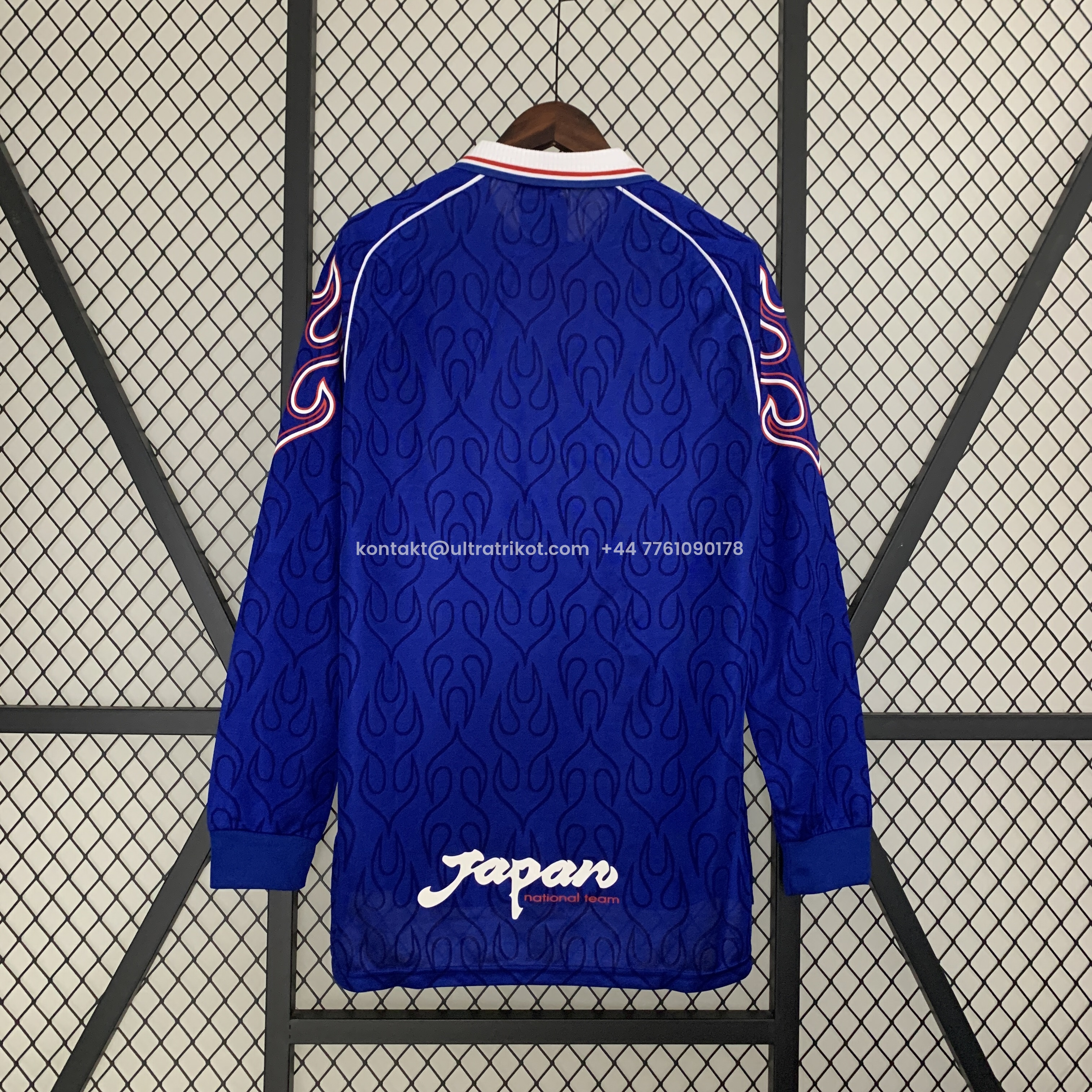 UltraTrikot-Retro Japan 1998 Home Stadium Long Sleeve Jersey