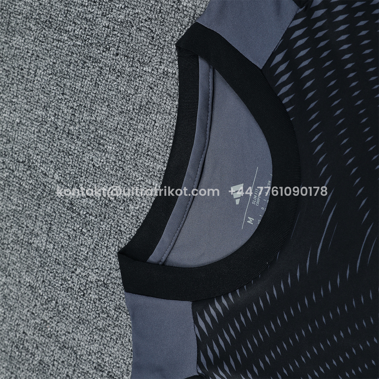 UltraTrikot-Real Madrid 25-26 Short-Sleeve Training Set - Deep Gray Top & Gray Shorts