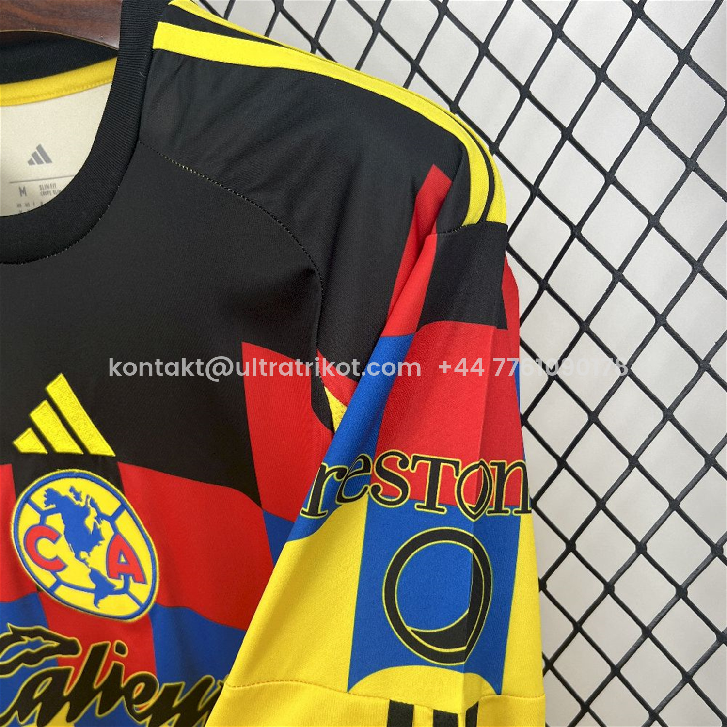 UltraTrikot-Club América 25-26 Home Yellow Long Sleeves Jersey - Fans Version