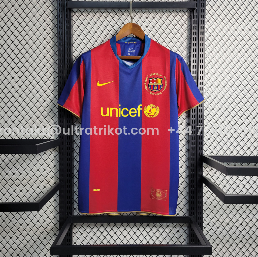 UltraTrikot-Retro Barcelona 07-08 Home Stadium Jersey