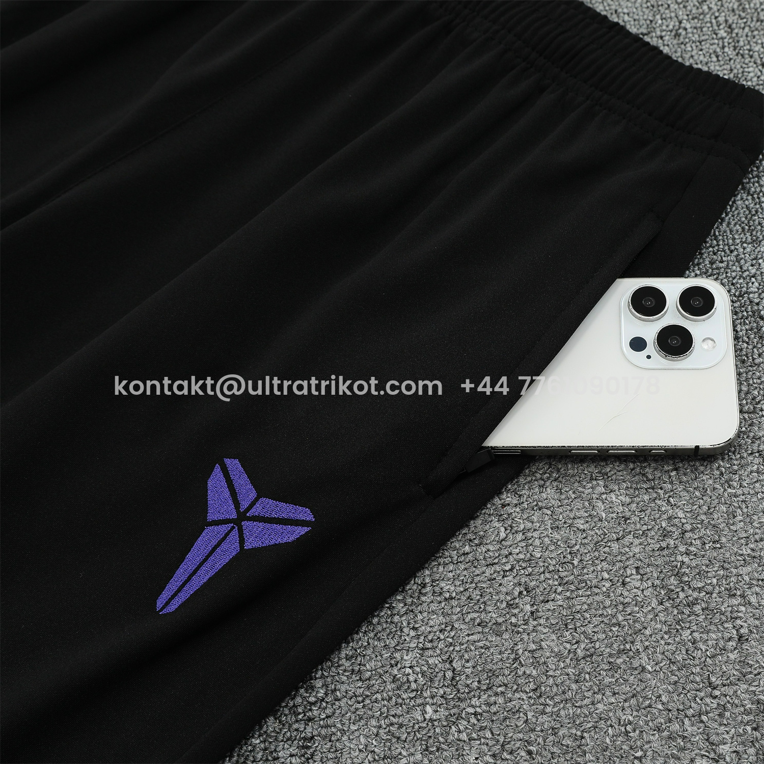 UltraTrikot-Barcelona 25-26 Long Sleeve Training Set - Black Top and Black Pants