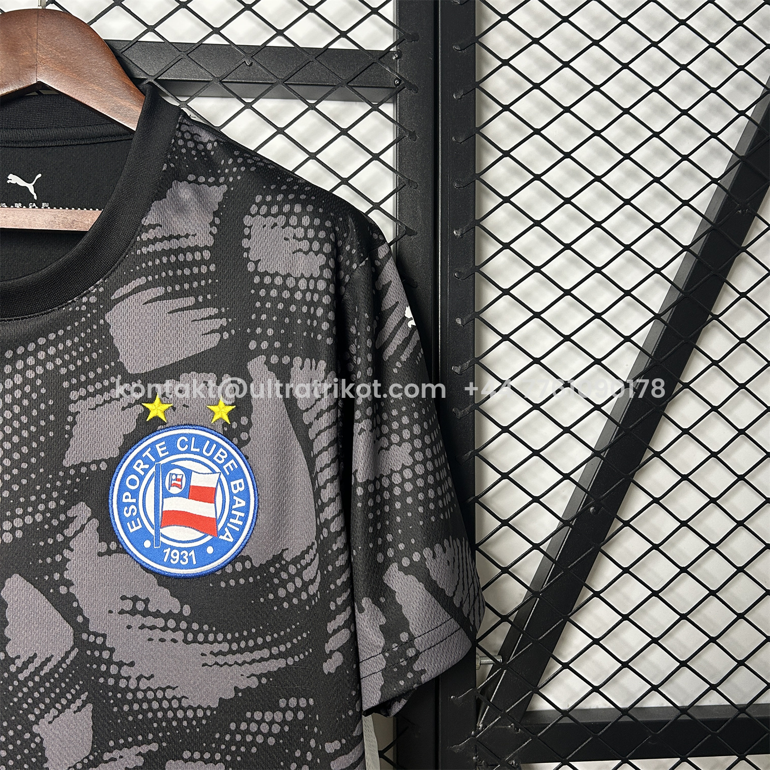 UltraTrikot-Bahia 25-26 Black Goalkeeper Jersey - Fans Version